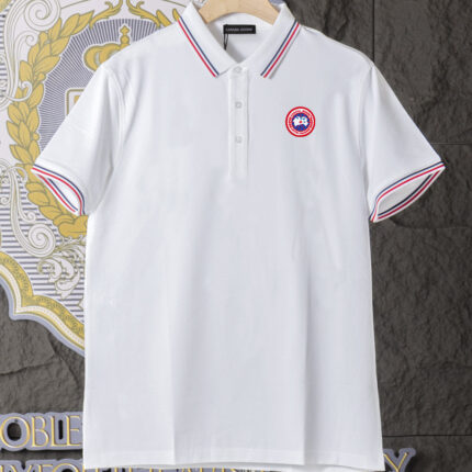 Canada Goose Polo Shirt, Unisex, Breathable and Comfortable Exquisite embroidery