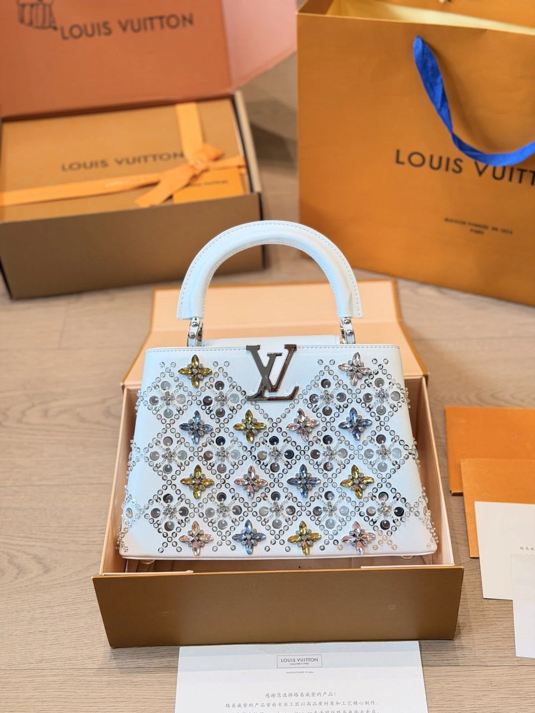 LOUIS VUITTON Capucines(27x18cm)( 20 x13cm)