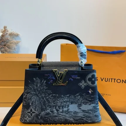LOUIS VUITTON Capucines(27x9x18cm)