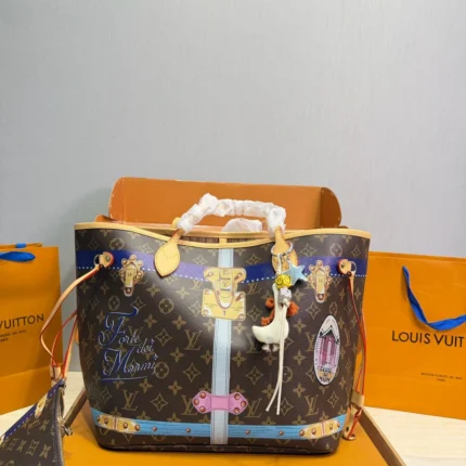 LOUIS VUITTON Neverfull Graffiti MM(32x28cm)
